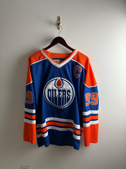 Vintage #99 Wayne Gretzky OILERS Hockey Jersey CCM