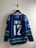 Maillot de hockey vintage #12 Zweig Vancouver