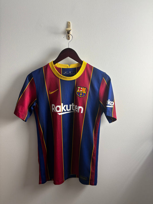 Vintage 2020-2021 FC Barcelona Home Football Shirt