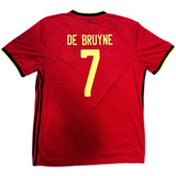 Authentic De Bruyne #7 Belgium 2019-20 Home
