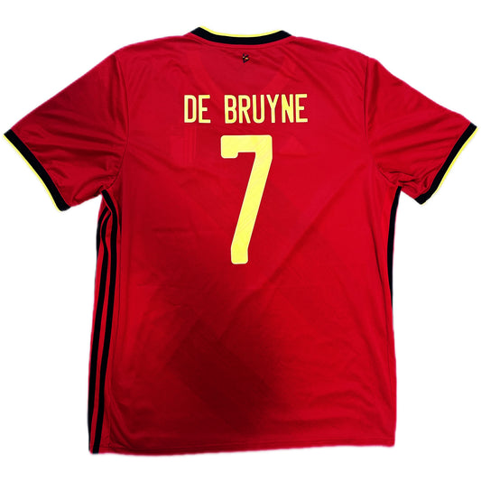 Authentic De Bruyne #7 Belgium 2019-20 Home
