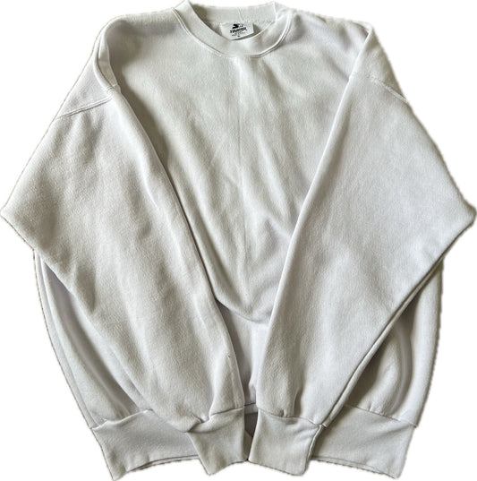 Vintage Starter Blank White Crewneck Men‰۪s XL