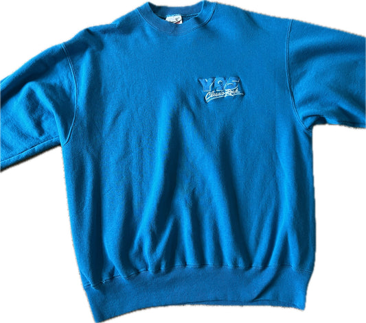 Vintage Y95 Hanes Long Sleeve Blue Men‰۪s M