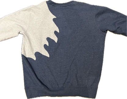 Vintage Custom Nike Sweater Blue and Grey Men‰۪s L