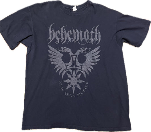 Vintage Black Behemoth T-Shirt Black Men‰۪s XL