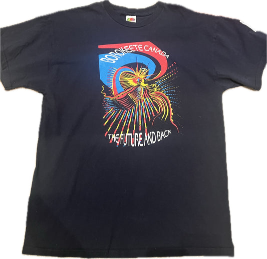 Vintage Borokeete Canada The Future and Back Black Mens XL