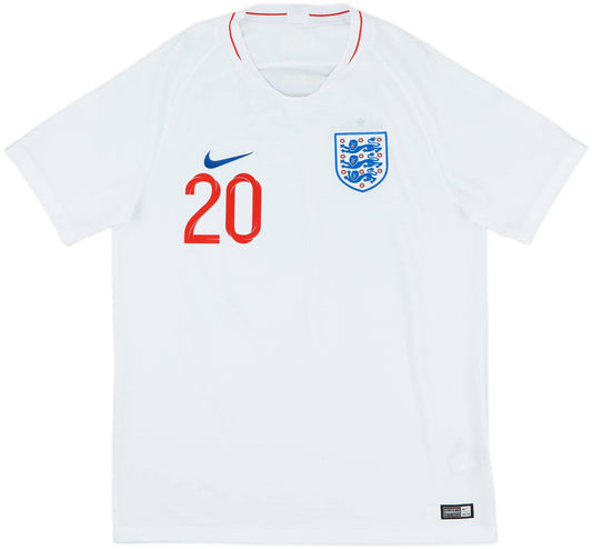 Authentic Dele #20 2018-19 England Home