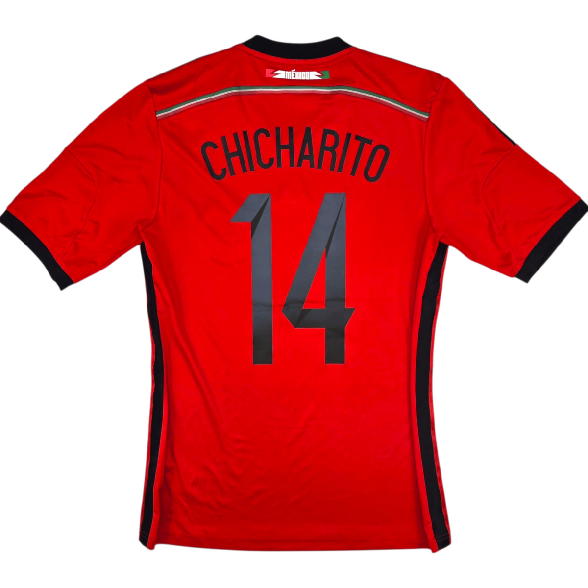 Authentic #14 Chicharito Mexico 2013-14 Away Football