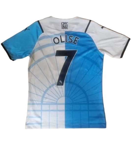 Authentic #7 Olise Crystal Palace 2021/22 Third Football