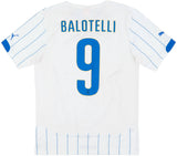 Authentic Balotelli #9 Italy 2014-15 Away Football