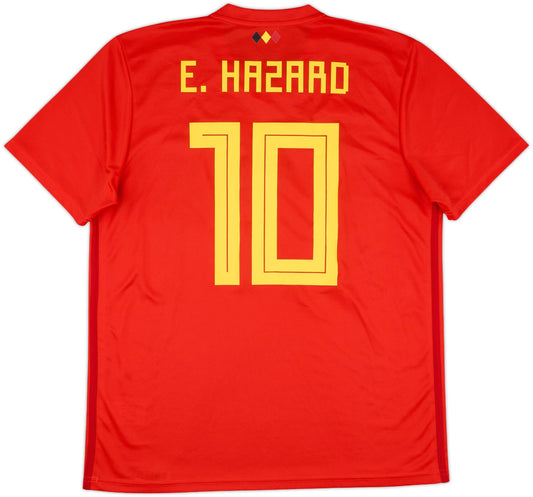 Authentic E. Hazard #10 Belgium 2018/19 Home