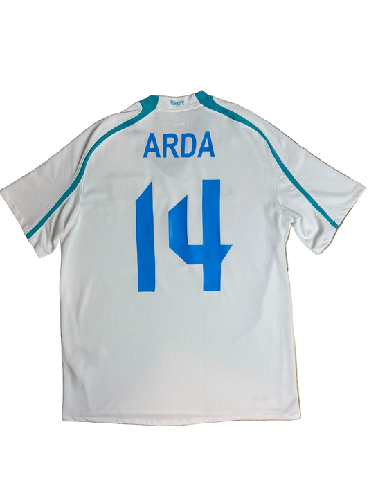 Authentic Arda #14 Turkey 2008/09 Away Football