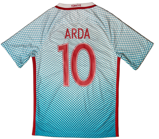 Authentic Arda #10 Turkey 2016 Away Football