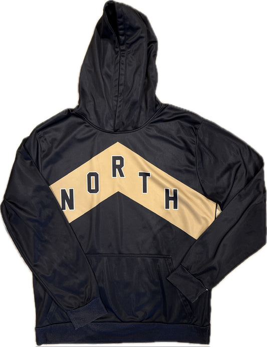 Vintage Toronto Raptors 2017 North Hoodie Black/Gold Men‰۪s M