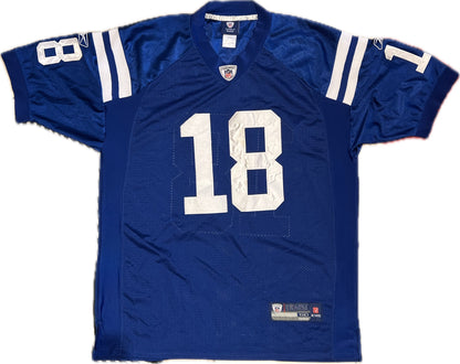 Vintage Manning Indianapolis Colts Football NFL Jersey Blue Men‰۪s 50M