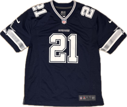 Vintage Ezekiel Elliot Dallas Cowboys Football NFL Jersey Youth L
