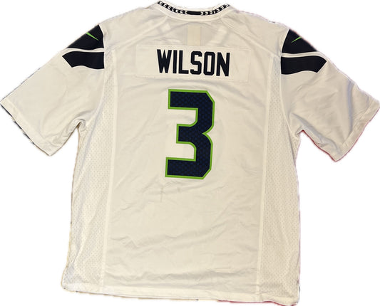 Vintage Russel Wilson Seattle Seahawks Football NFL Jersey Men‰۪s XL