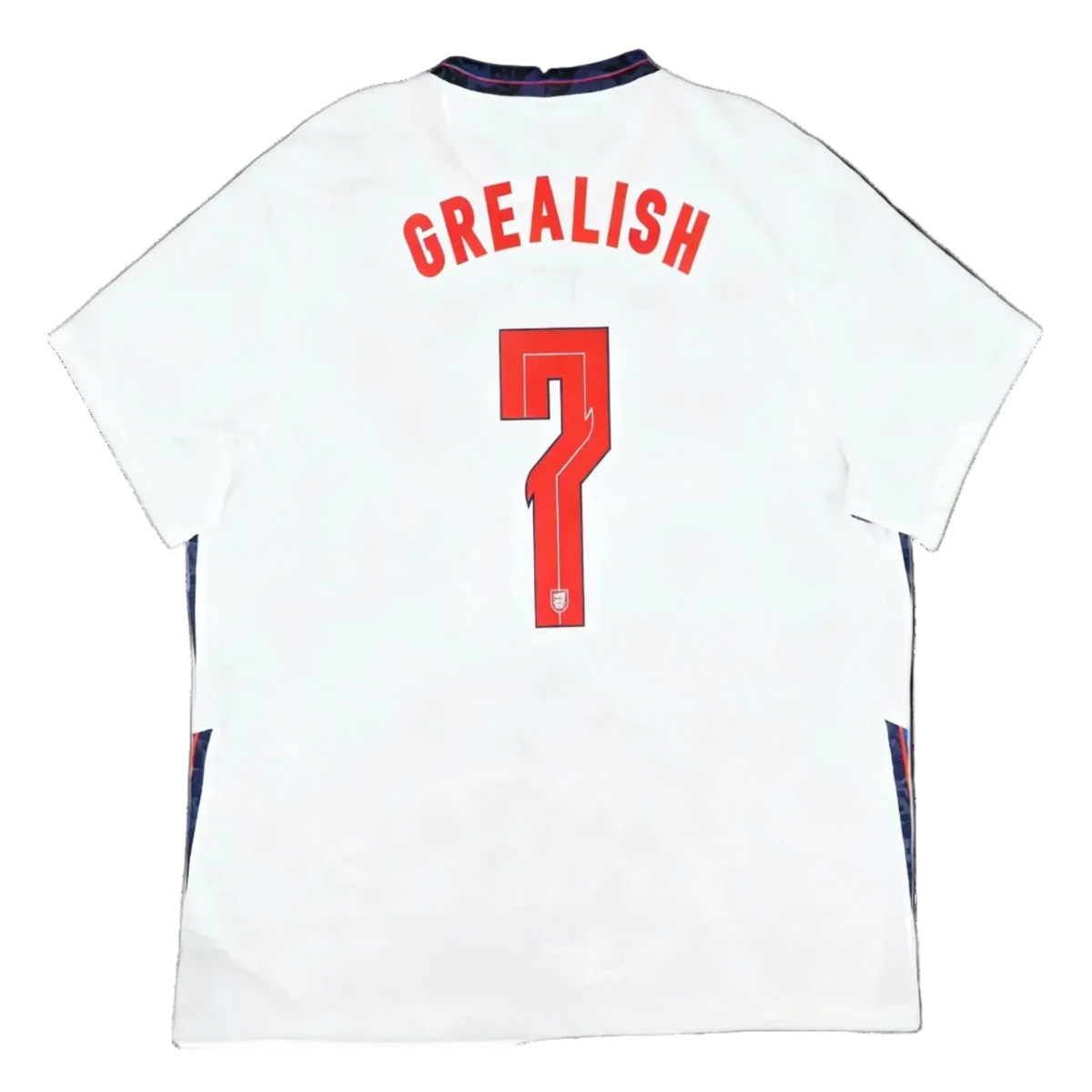 Authentic Grealish #7 England 2020-2021 Home Football