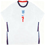 Authentic Grealish #7 England 2020-2021 Home Football