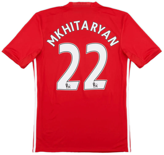 Authentic Mkhitaryan #22 Manchester United 2016/17 Home
