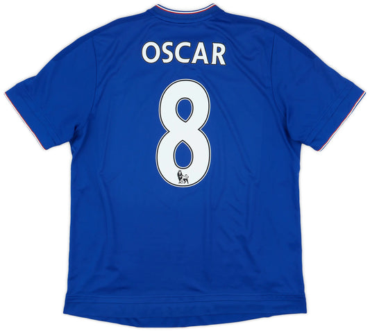Authentic Oscar #8 Chelsea 2015-16 Home Football
