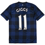 Authentic Giggs #11 Manchester United 2013/14 Away Football