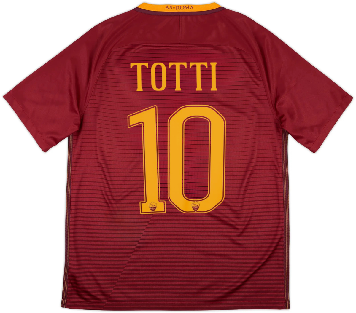 Authentic Totti #10 AS Roma 2016-17 Home Football