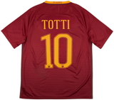 Authentic Totti #10 AS Roma 2016-17 Home Football