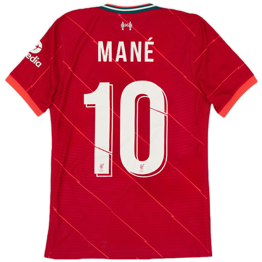 Authentic Mané #10 Liverpool 2021/22 Home Football