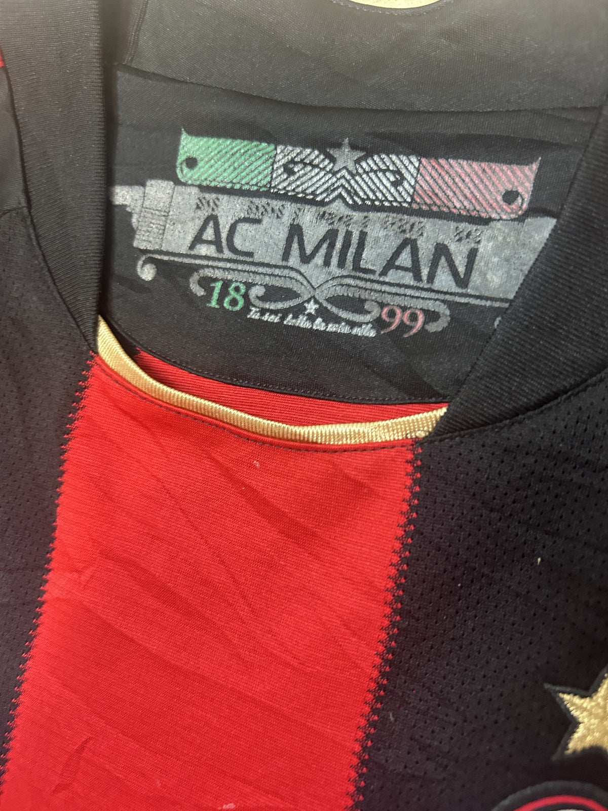 AC Milan 1899 collar print