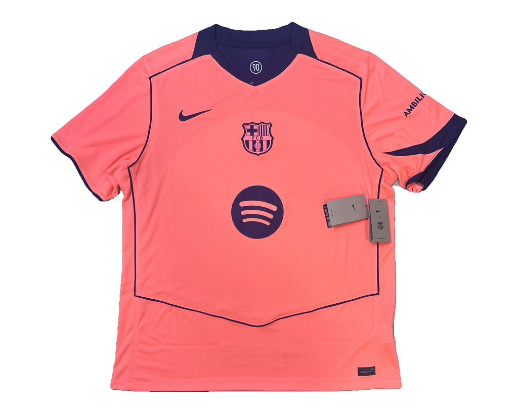 FC Barcelona 2025-26 third shirt front with tags