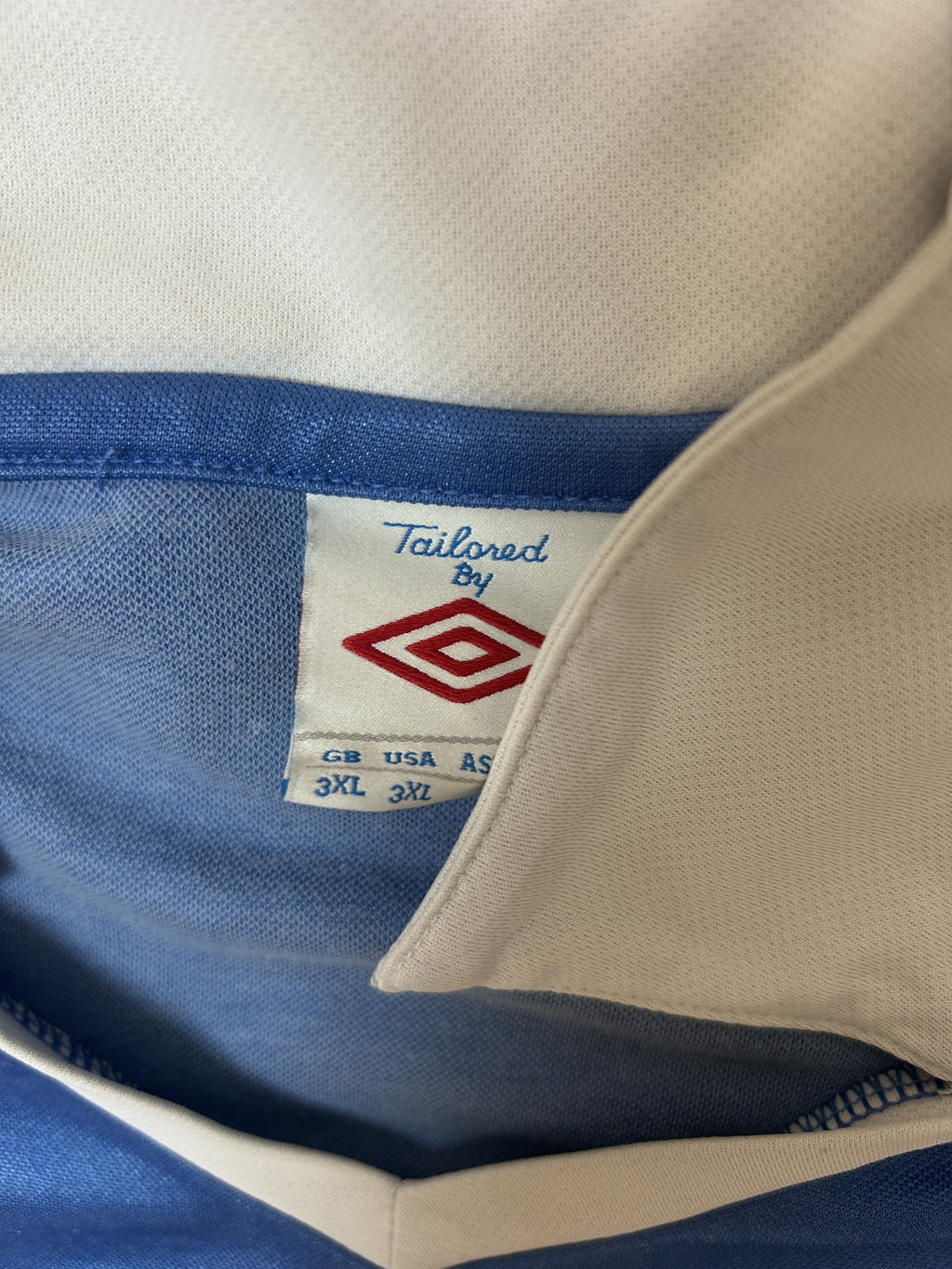 Tailored by Umbro collar tag 3XL
