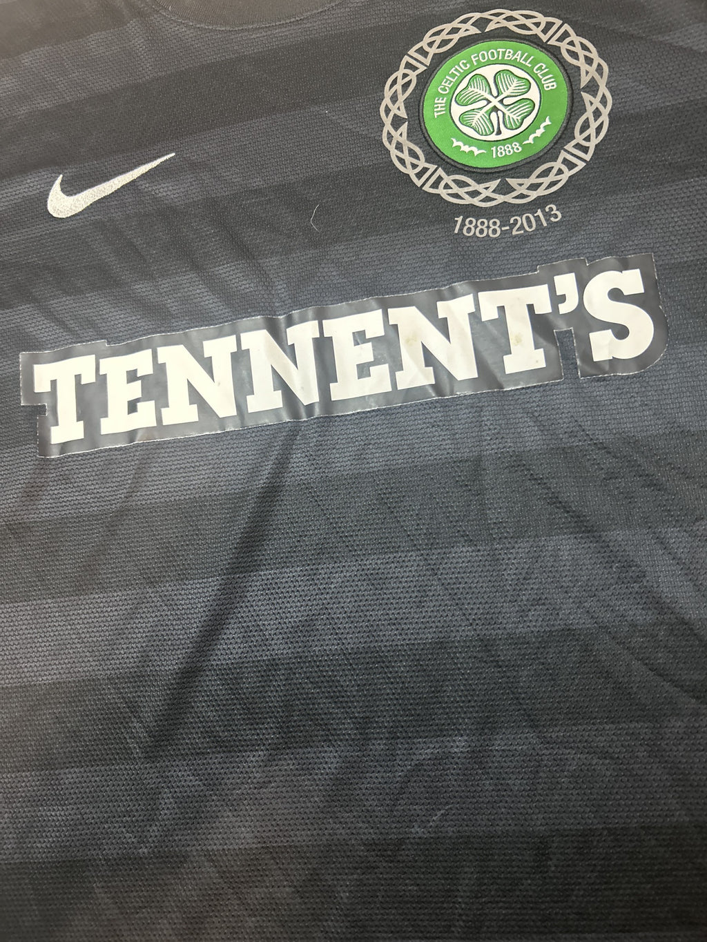 125th anniversary crest and Tennent's sponsor