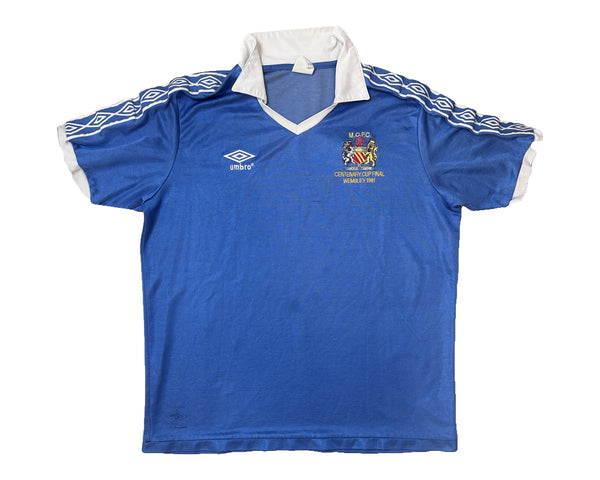 Authentic Manchester City 1981 FA Cup Final Home Football