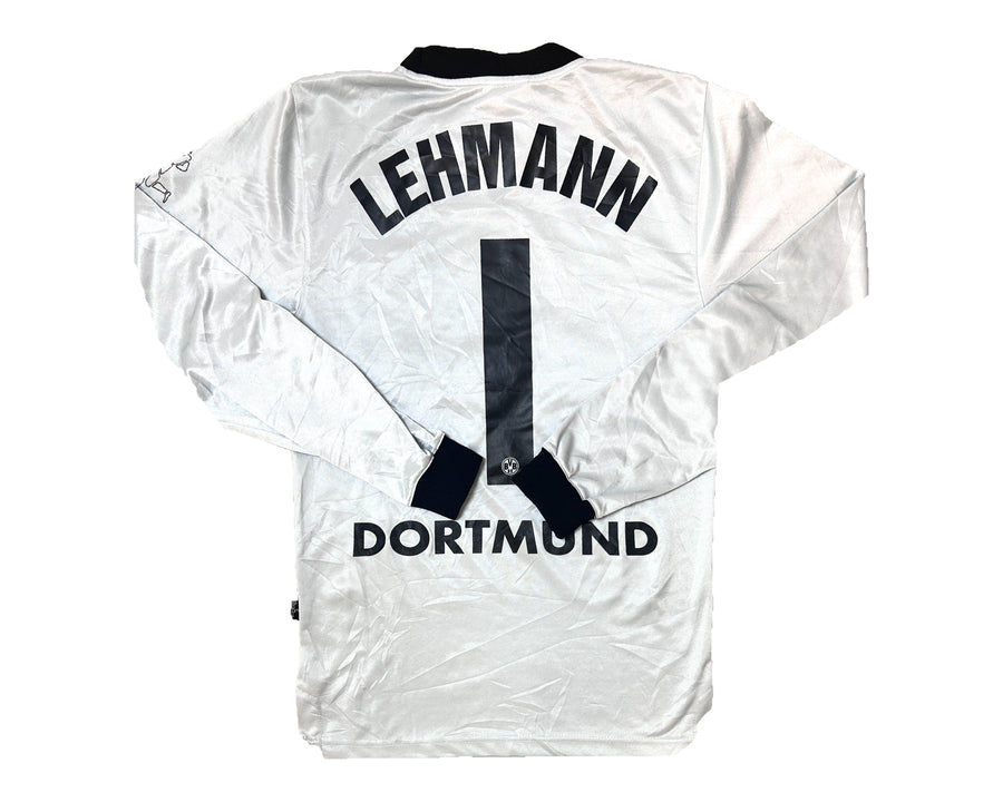 Authentic #1 Lehmann Borussia Dortmund 2002-03 Goalkeeper Long Sleeve Football