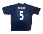 Zidane Real Madrid away shirt back