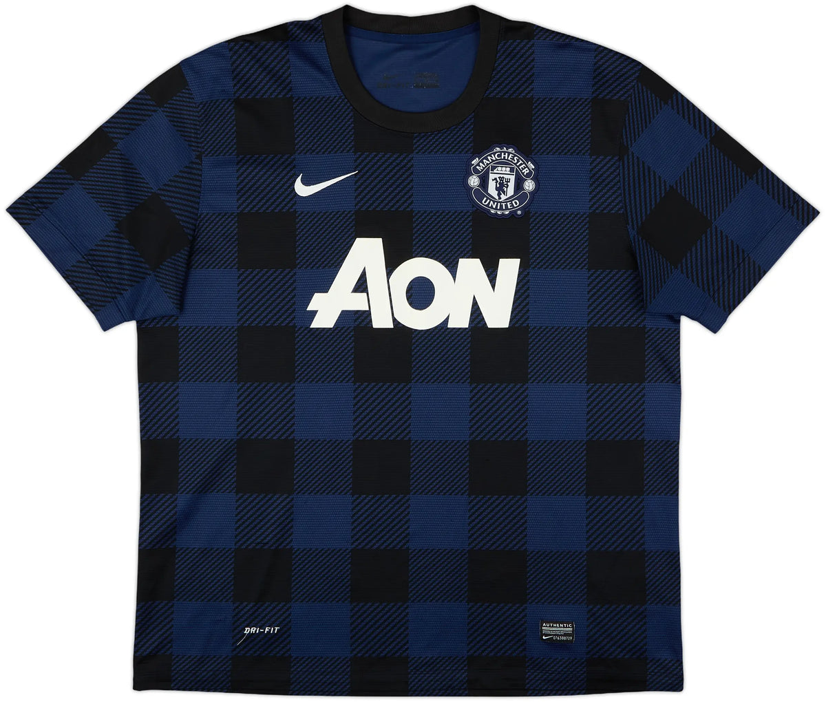 Authentic Giggs #11 Manchester United 2013/14 Away Football